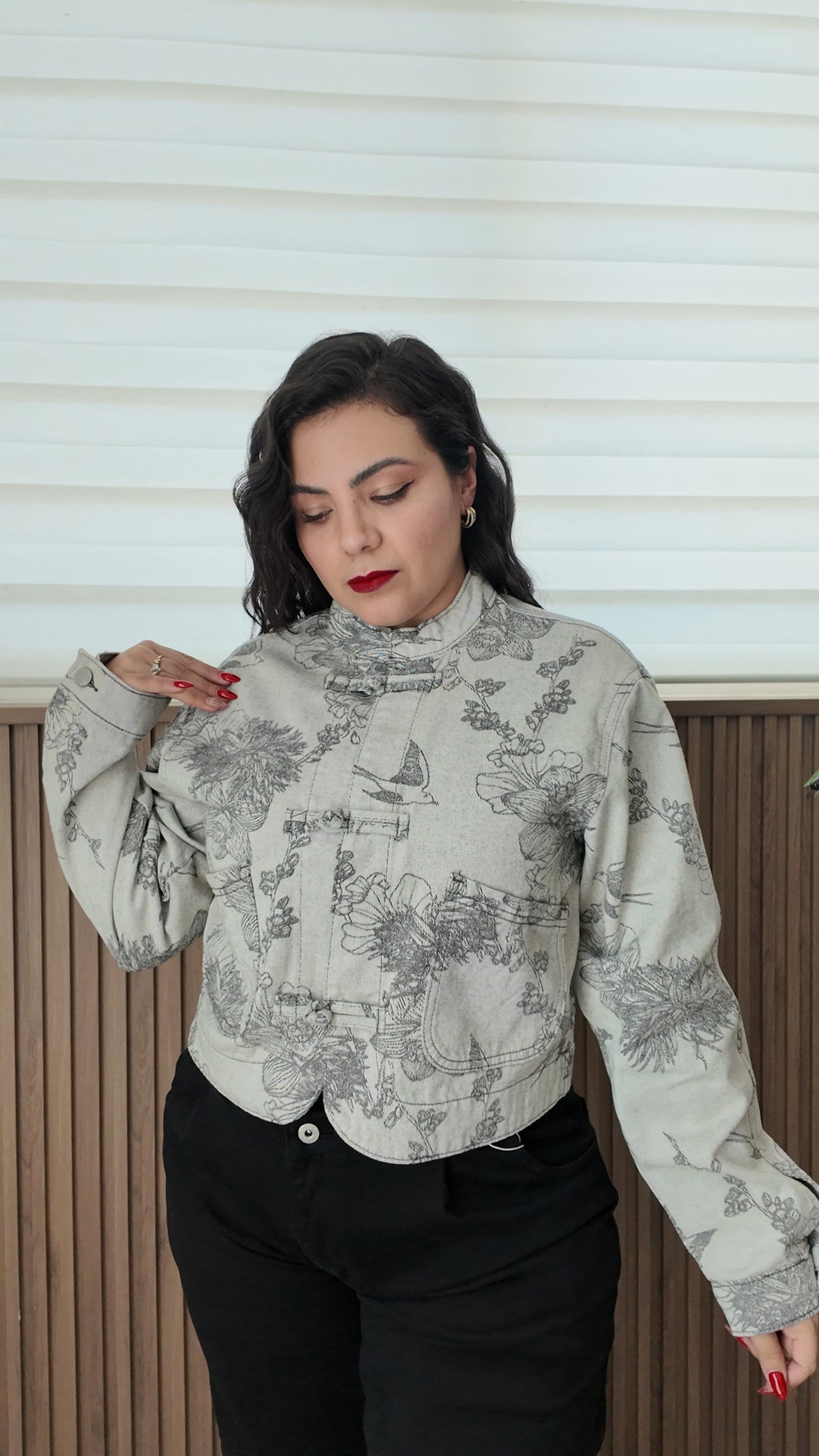 Chaqueta estampada