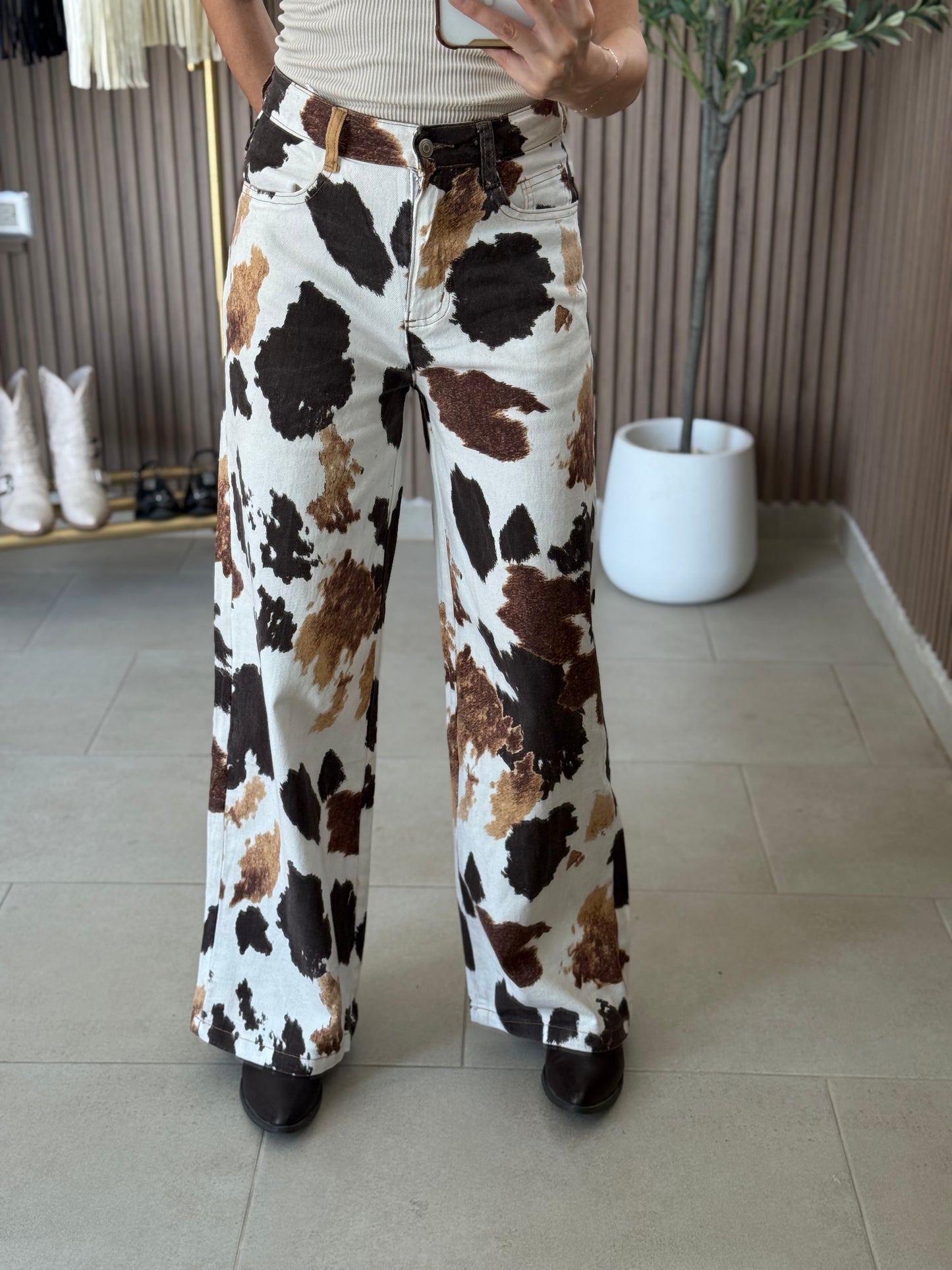 Pantalón cow gold