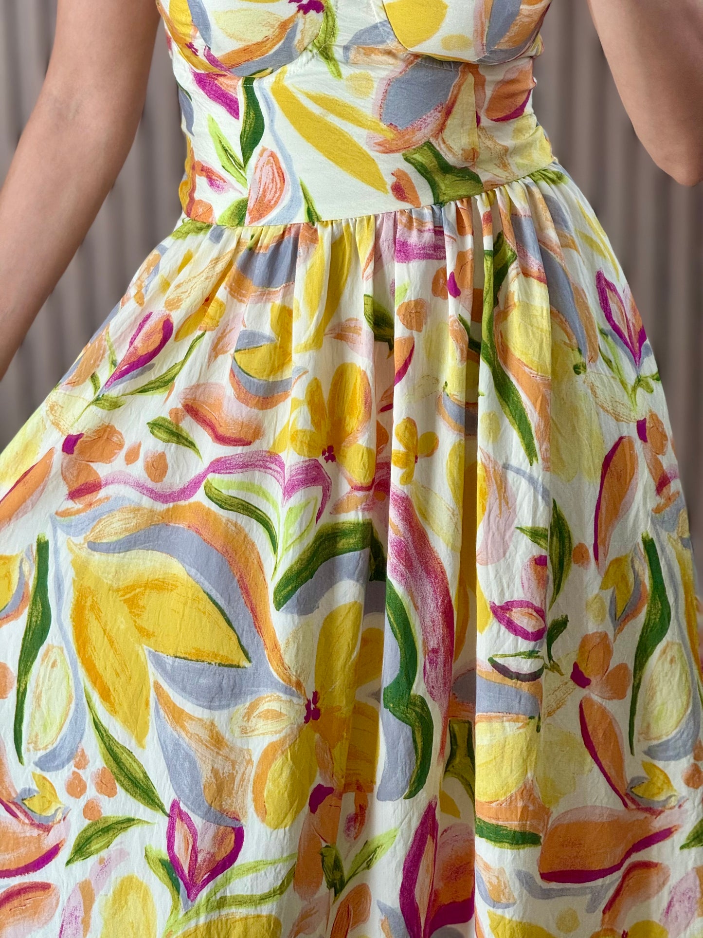 VESTIDO FLORES CRUZADO