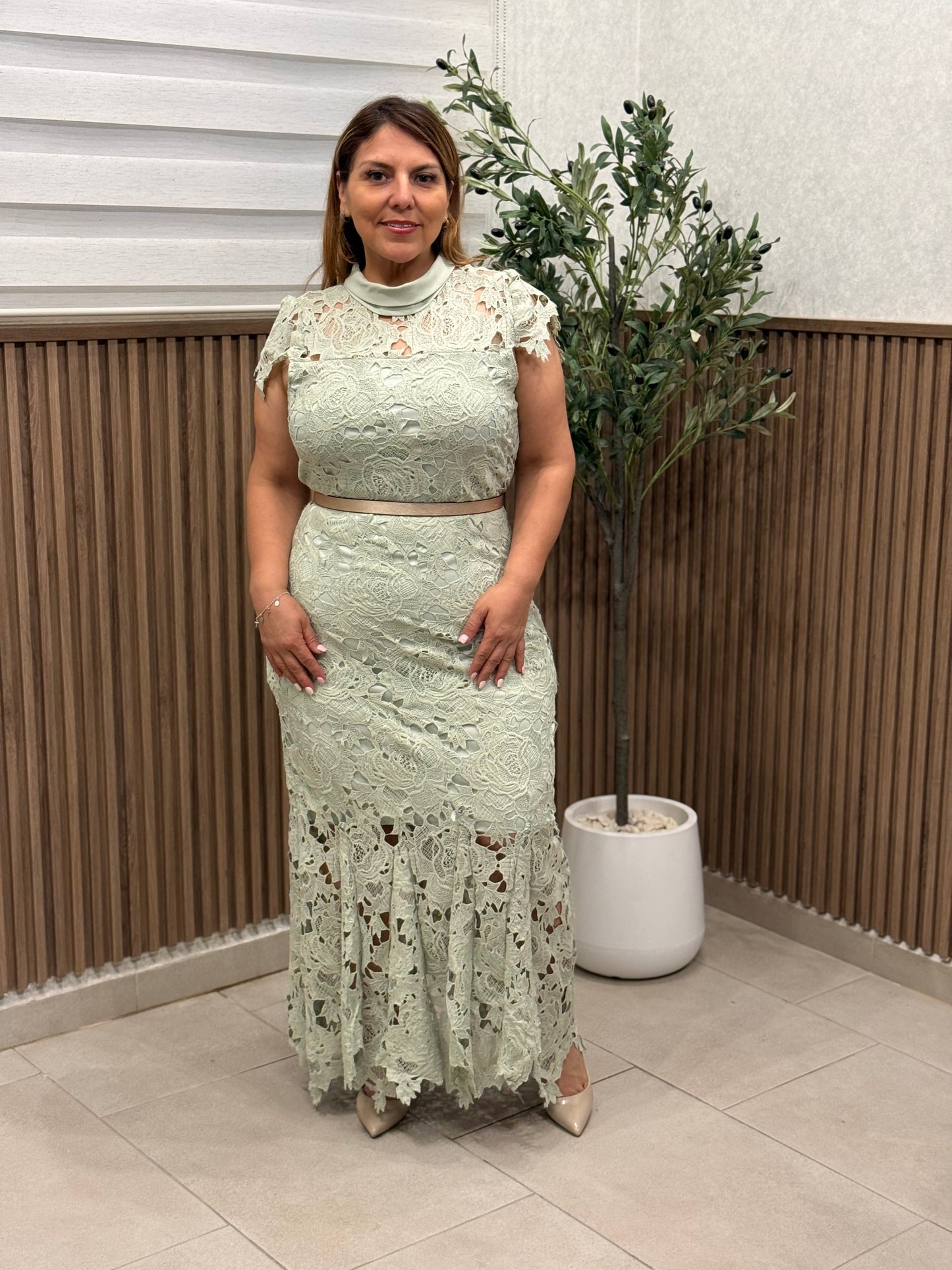 VESTIDO ENCAJE