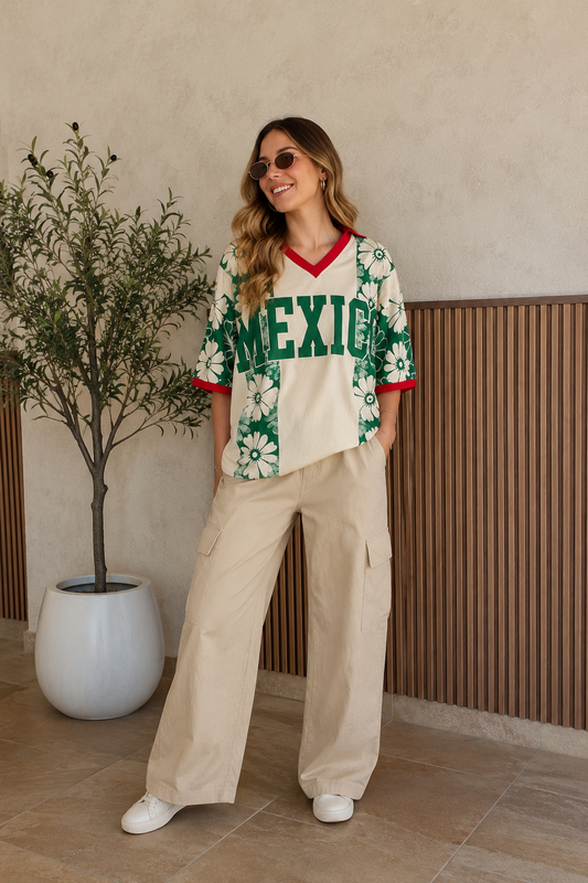 Blusa México flores