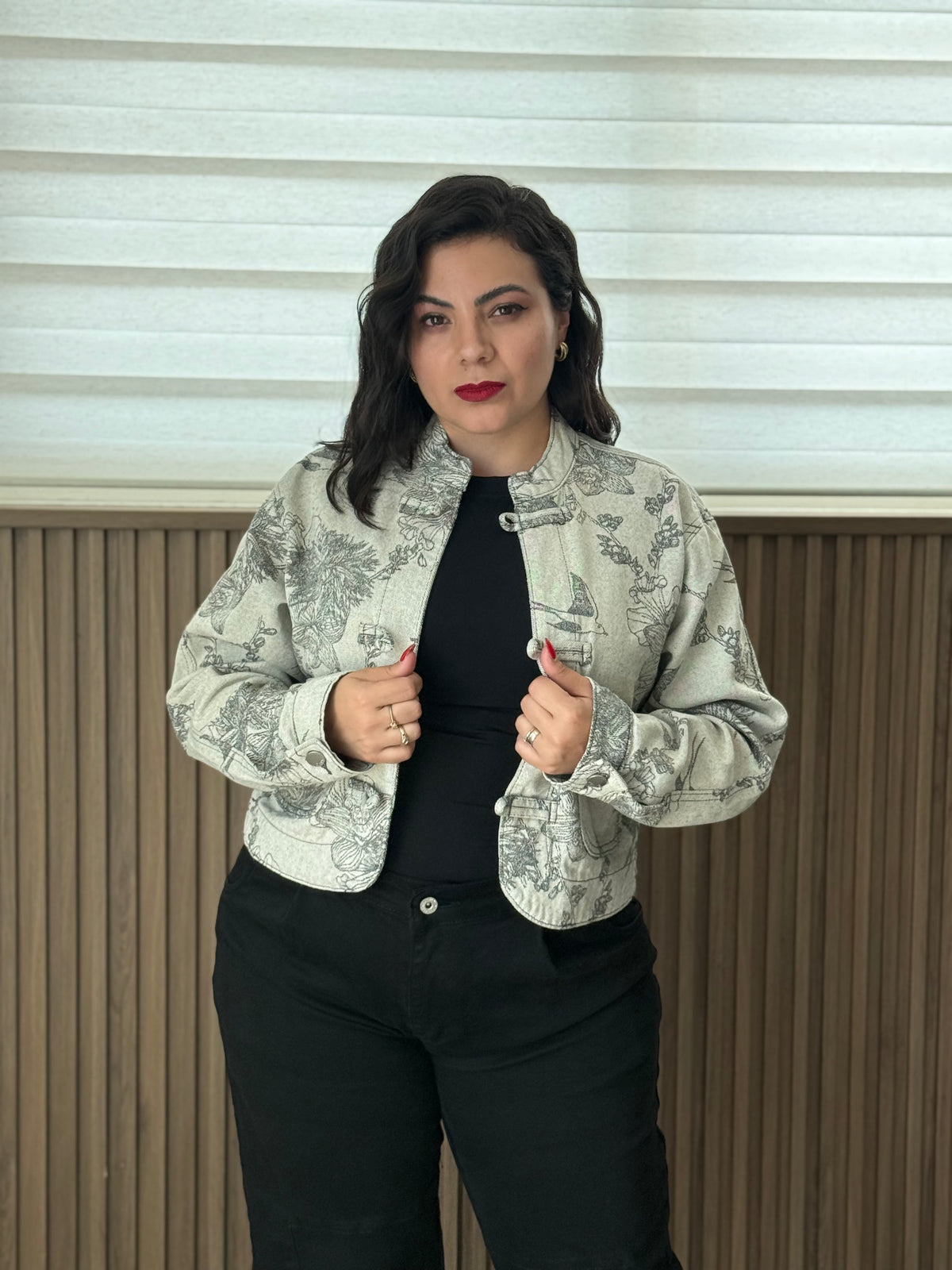 Chaqueta estampada