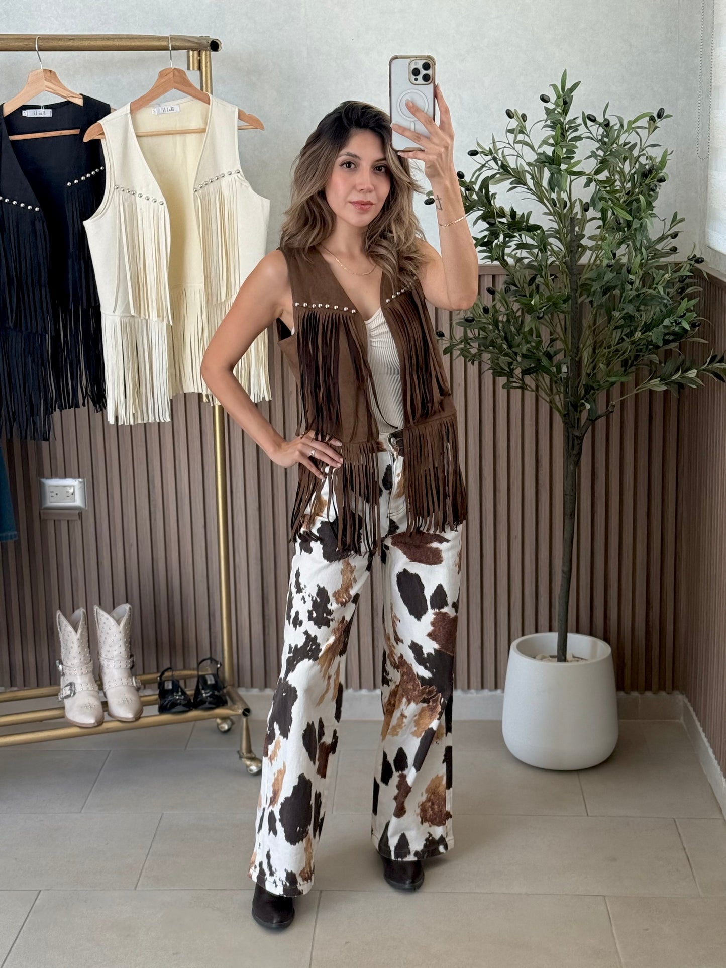 Pantalón cow gold
