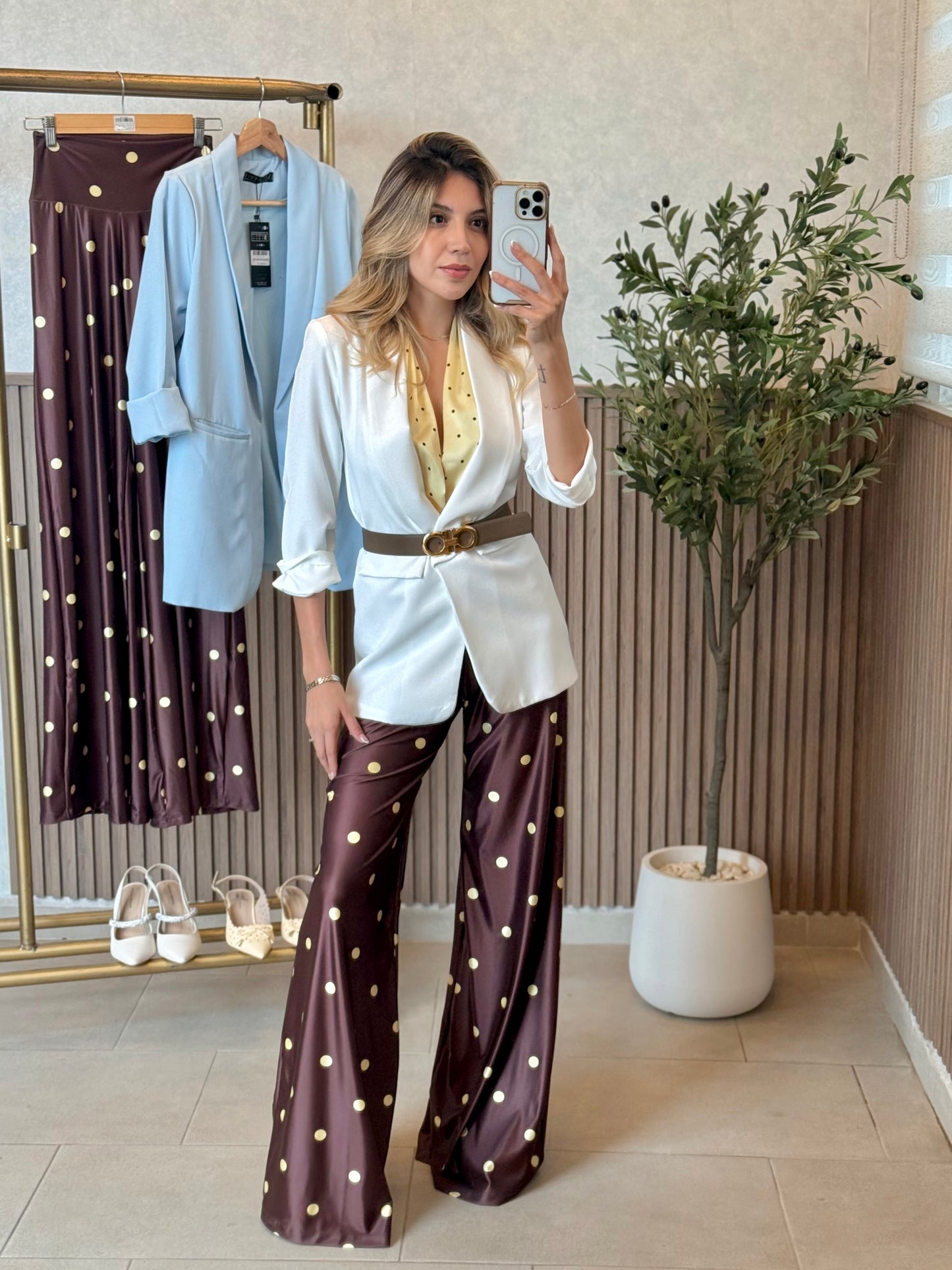 MAXI PANTALÓN POLKA