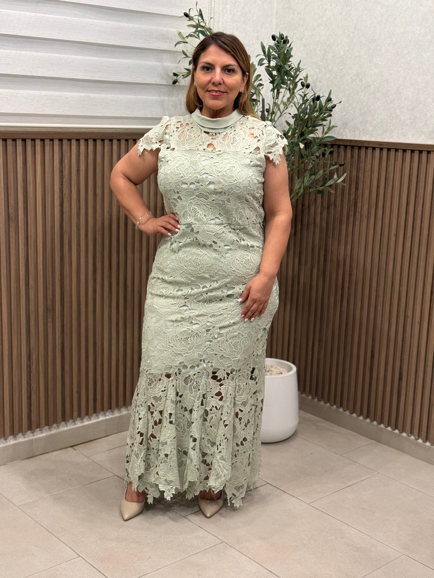 VESTIDO ENCAJE