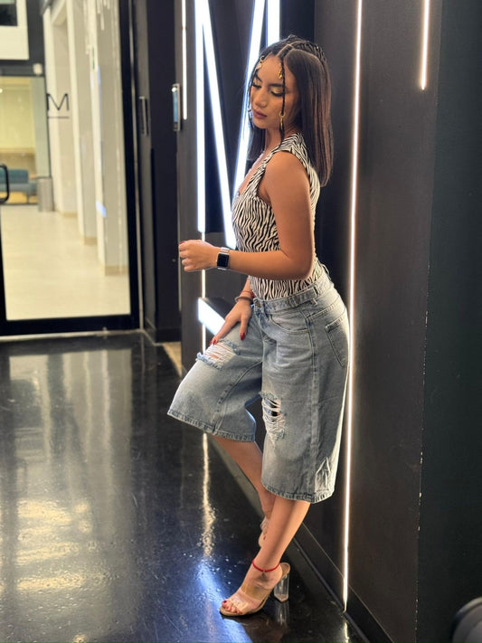 BERMUDA BAGG MEZCLILA