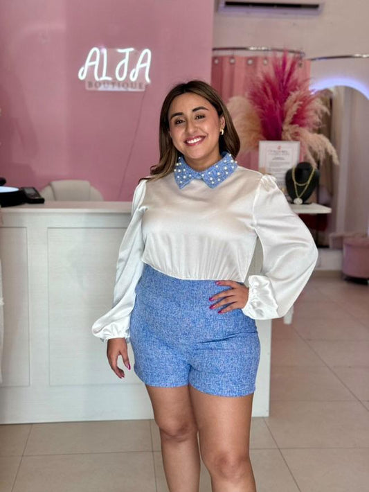 JUMPSUIT MEZCLILLA SHORT